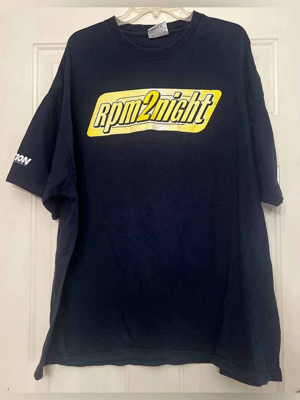 Vintage Chase Authentics rpm2night ESPN2 Crew NASCAR Graphic T-Shirt XXL